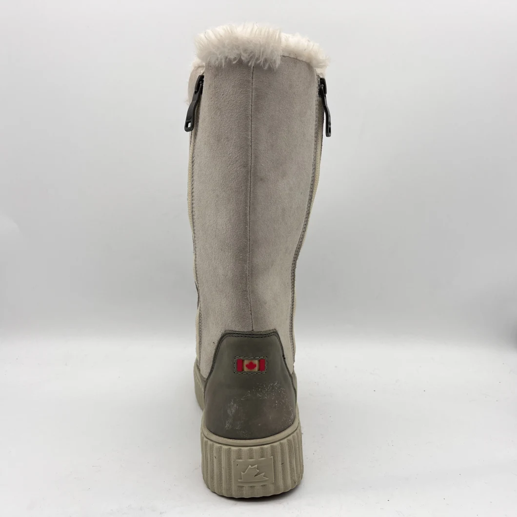 Arrivals New Winter Warm Increasing Heels Knee High Boot Flat Platform Snow Boots