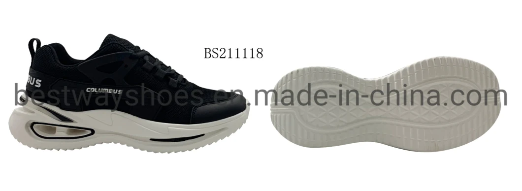 Fashion Men Cricket Sneaker with Rubber Outsole Athletic Basketball Footwear