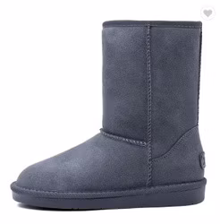 Commercio all'ingrosso Stivali in pelle da neve con caviglia personalizzata OEM da neve calda Stivali pelosi per donna Stivali in pelliccia da donna Vendita prodotti