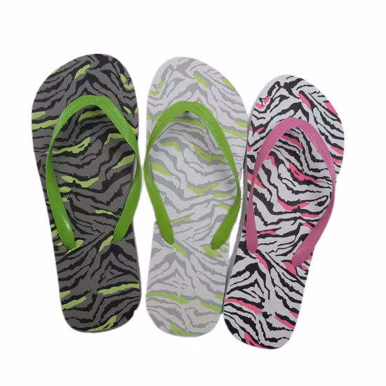 Stampa personalizzata PE Slide Bulk Damen Pantofola Infradito Hausschuhe Damen